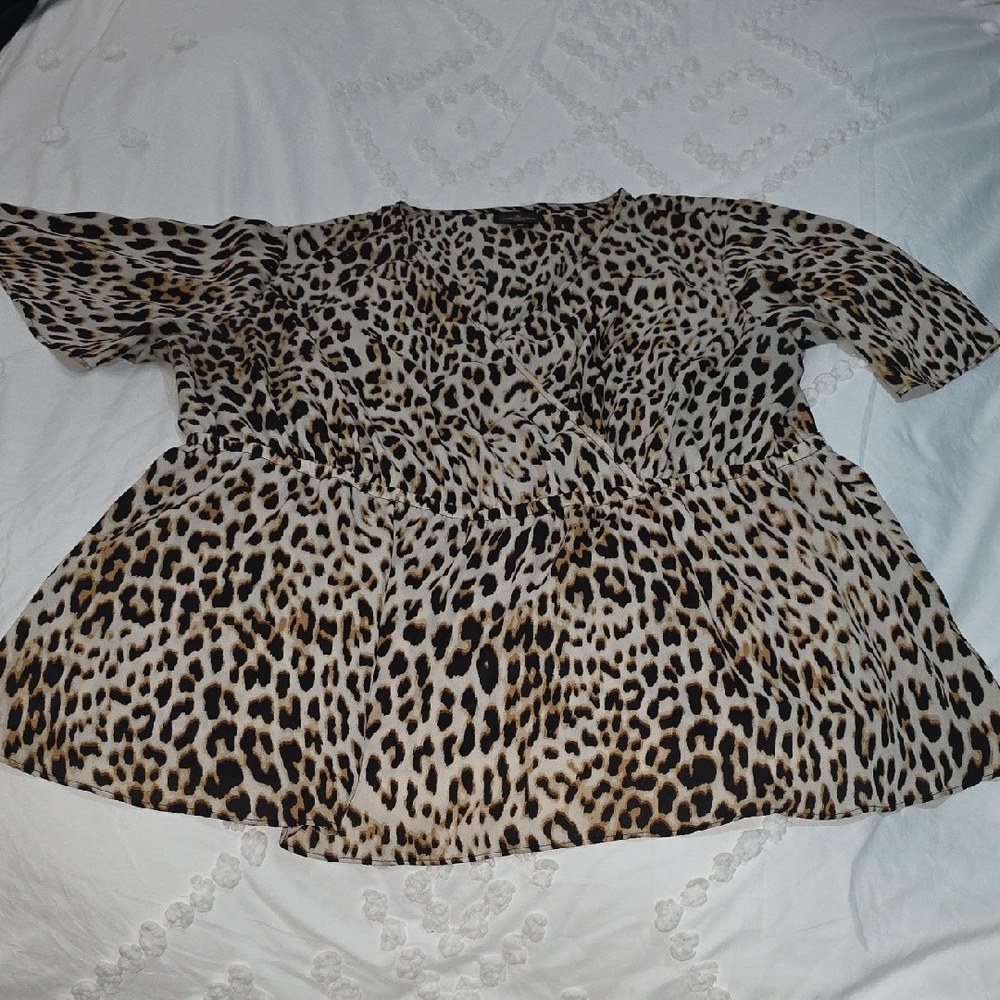 Leopard Print Women's Top